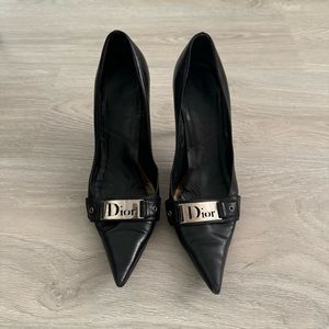 Dior leather vintage heels